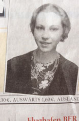 Foto aus dem Tagesspiegel heute Foto aus Tagesspiegel mit junger Frau ist zu sehen - heute.