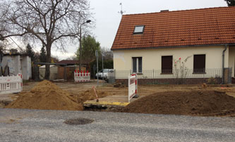 Foto von der Gartenstraße heute Foto von der Gartenstraße ist zu sehen - heute.