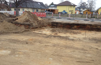 Foto von der Gabelung an der sog. süßen Ecke - heute früh.