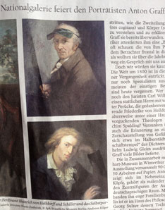 Blick auf Zeitungsausschnitt, heute Foto von einem Zeitungsausschnitt - heute.