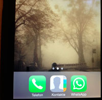 Blick auf smartphone heute Foto von Smartphone ist zu sehen - heute.