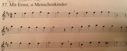 Foto von Noten - Lied heute Foto von Noten ist zu sehen - heute.