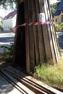 Foto von der Linde 74 heute Foto von der Linde Nr. 74 ist zu sehen