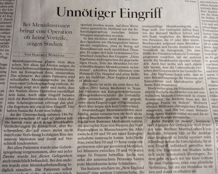 Foto von Zeitungsartikel Foto von Zeitungsartikel ist zu sehen - von heute.