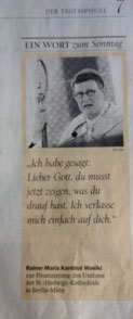 Foto von Artikel im Tagesspiegel ist zu sehen - heute.