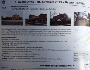 Foto aus Artikel aus Auktionshaus - heute Foto von einem Katalog von einem Auktionshaus ist zu sehen, heute.