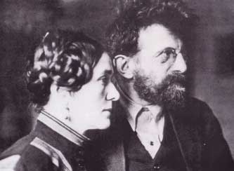 Foto von Zenzl und Erich Mühsam aus dem Jahr 1924.