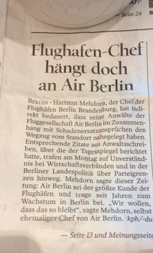 Blick auf Zeitungsnotiz, heute Foto von Zeitungsnotiz - heute.