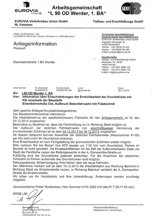 Scan von Informationsblatt heute scan von Informationsblatt ist zu sehen - heute.