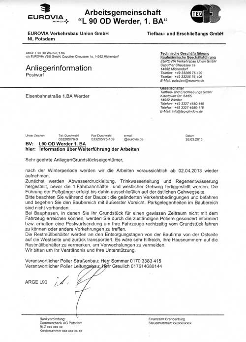 Info 1 Scan von einem Brief