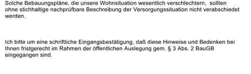 9. Seite Anregungen und Bedenken abgebildet.