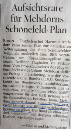 Zeitung am Samstag Foto von einem Zeitungsartikel - Samstag