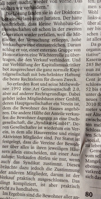 Blick auf Zeitungsartikel aus dem Tagesspiegel - heute. Foto von Zeitungsartikel - heute.
