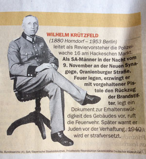 Foto von Zeitungsartikel ist zu sehen - heute.