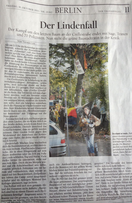 Zeitungsartikel aus dem Tagesspiegel heute Zeitungsartikel von heute ist zu sehen .