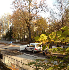 Blick aus dem Fenster, heute Foto von Auto von Eurovia - heute.