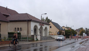Foto von dem Kino Skala in der Eisenbahnstraße - heute - ist zu sehen.