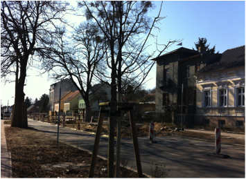 Foto vom Haus in der Eisenbahnstraß