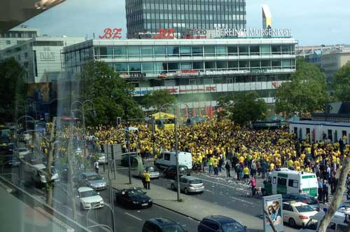 Foto vom Breitscheidplatz in Berlin ist zu sehen