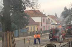 Foto vom Fräsen vor der Eisenbahnstraße 133