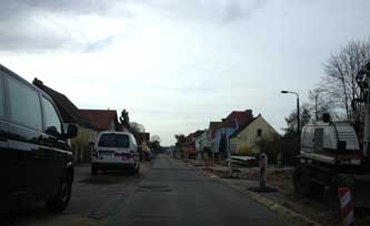 heute früh so um 9 Uhr stadteinwärts Foto von der Straße.
