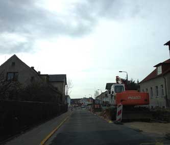 heute früh um 9 Uhr Foto von der Baustelle - heute .