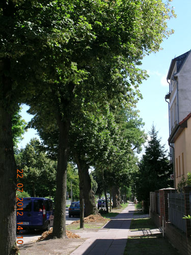 Fußweg Eisenbahnstraße