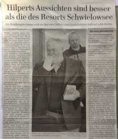 Foto Zeitung heute Foto von Artikel aus dem Tagesspiegel