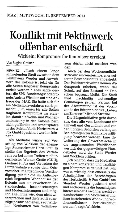 Artikel heute Scann Zeitungsausschnitt- .