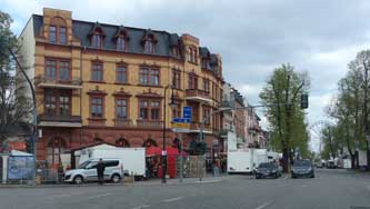 Ortsmitte heute Foto: Buden Höhe T-Kreuzung heute