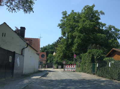 Foto von der Gartnstraße - heute fotografiert.