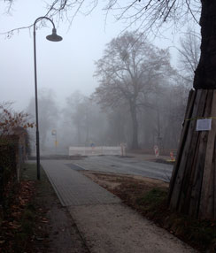 Foto von Eisenbahnstraße ist zu sehen - heute.