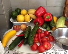 Foto von Obst und Gemüse - heute.