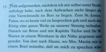 Foto aus dem Tagebuch heute Foto aus dem Tagebuch ist zu sehen.