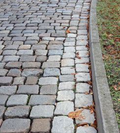 Blick auf Pflaster, heute Foto von Pflasterung - heute.