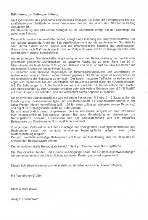 erste Seite des Briefes zweite Seite des Briefes ist abgebildet.