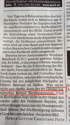 Foto von Artikel heute Foto von Zeitungsartikel aus dem Tagesspiegel ist zu sehen - heute.