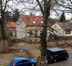 Foto von Lieferauto heute Foto von Privatlieferauto vor der Tür ist zu sehen - heute.