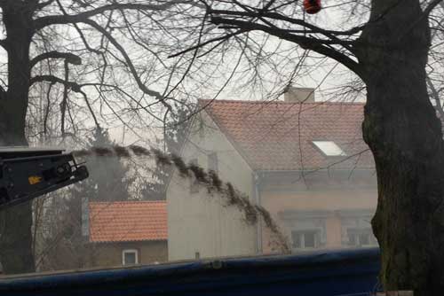 Fräsen heute Foto vom Fräsen vor der Eisenbahnstraße 133