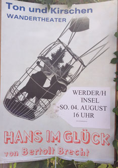Plakat Foto von einem Plakat ist abgebildet - heute Abend.