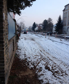 Blick auf Straße heute Foto von Straße ist zu sehen - heute.