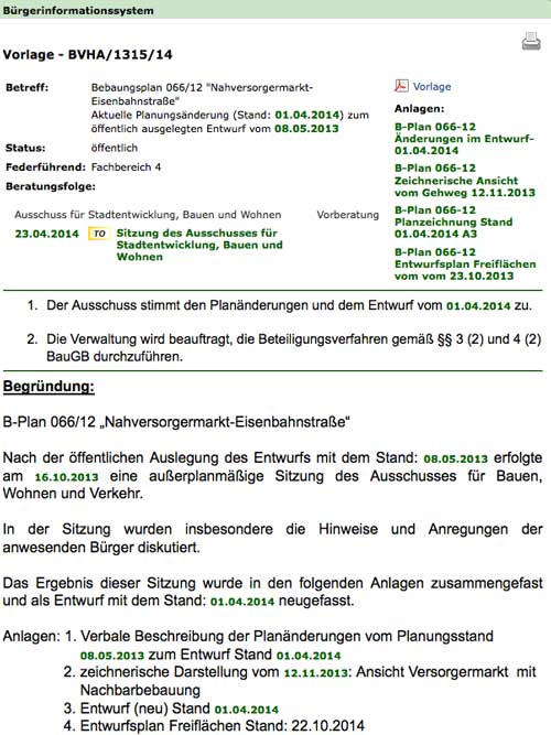 Bildschirmfoto Vorlage 2014